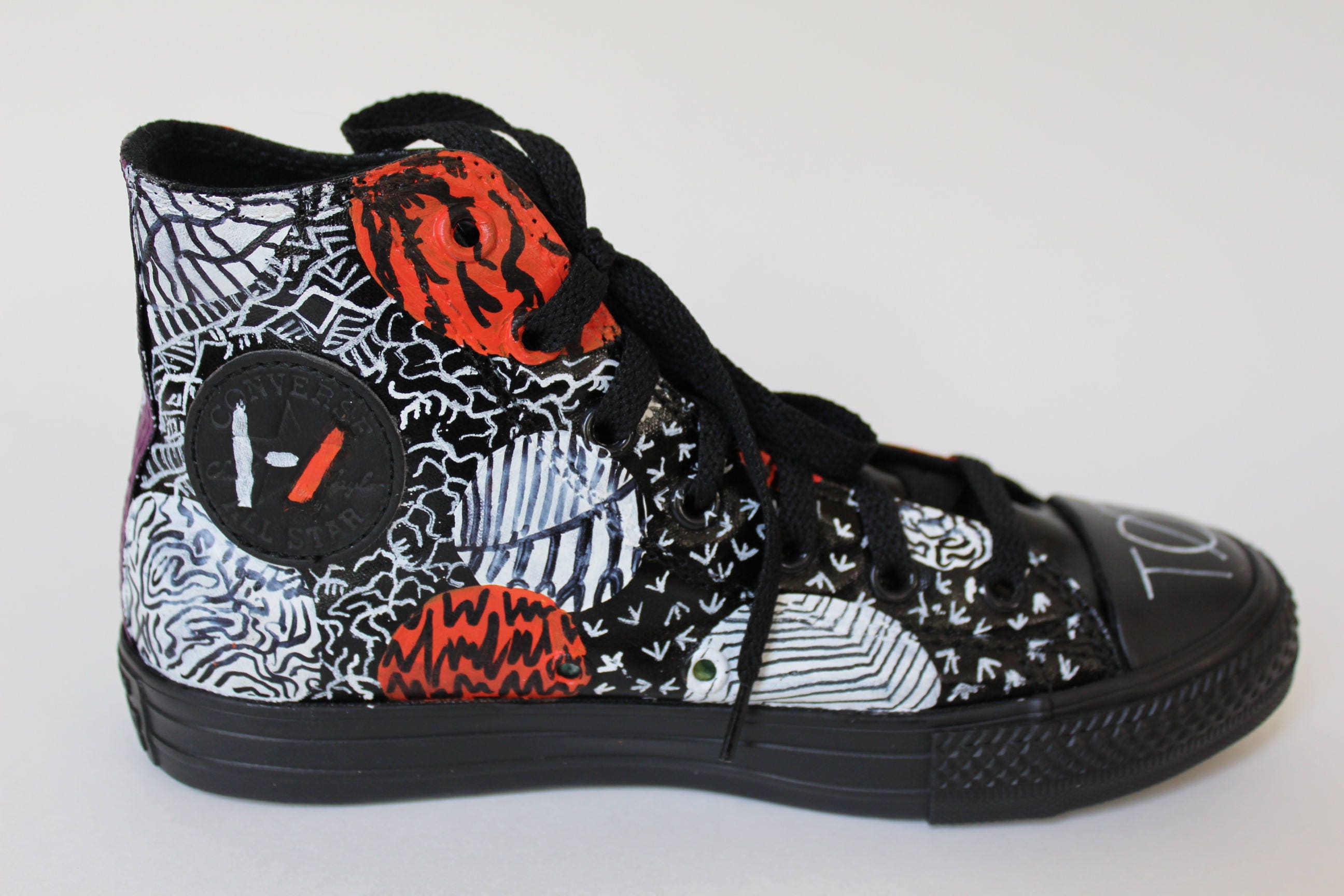 Twenty One Pilots Hand Painted Sneakers