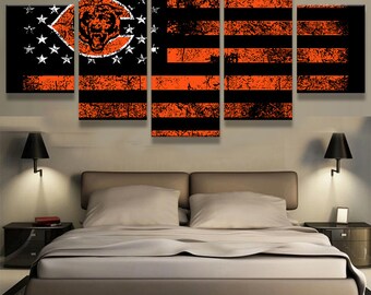 Chicago Bears Wall Art chicago bears art | etsy Chicago Bears Wall Art chicago bears art | etsy