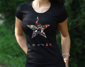David Bowie shirt Bowie Tee David Bowie tshirt Gift Rock Tshirt Ziggy Stardust Tshirt vintage rock shirt Women's T-shirt