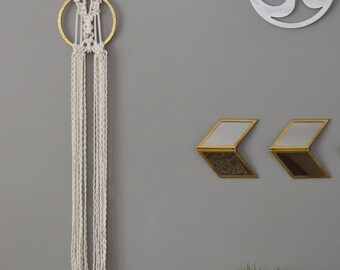 macrame wall hanging, boho wall hanging, woven home decor, wall hanging, hanging wall decor, white boho home decor, boho decor