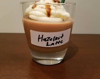 Hazelnut Cappuccino Latte 8oz Soy Candle