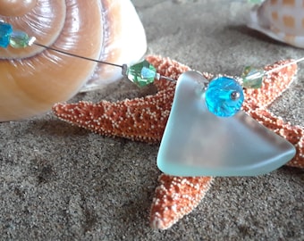 Beachglass Necklace,Seaglass Jewelry,Beach Decor,Coastal,Womens,Wedding,Valentines Day, Recycled,Vintage,Girls,Bride,Bridesmaid,Mothers Day
