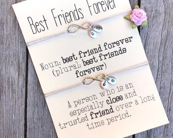 Best friend bracelet, Friendship bracelet, Gift for friends, Friendship gifts, Friendship jewelry, Infinity bracelet, Bff gifts, A78