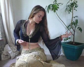 Vintage Boho Gypsy Tribal Belly Dance Festival Maxi Long Skirt, Really, she is king and queen and everything in between.