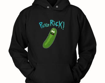 I'm Pickle Rick Hoodie ( All Sizes ) - Rick & Morty SweatShirt – Awesome Rick and Morty Gift - Funny Rick and Morty Hoodie I'm Pickle Rick