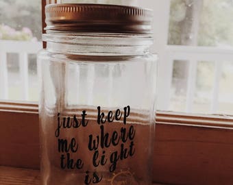 John Mayer mason jar