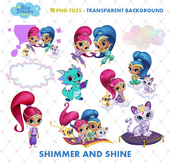 Shimmer and Shine Clipart PNG Clip Art Files Shimmer and