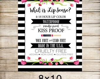 Lipsense printable | Etsy