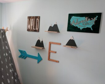 Mountain Shelves - Set of Three