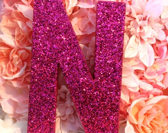 Pink Glitter Letters 