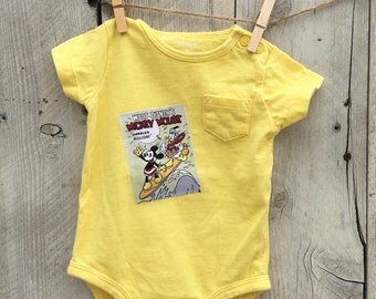 3 Month Mickey Mouse Inspired Bodysuit