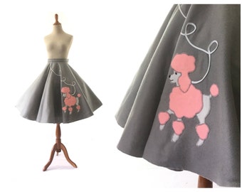 1950s clothing, 1950s costume, poodle skirt, 1950s Skirt, 50s Skirt, Circle Skirt, medium, large, vintage 1950s Skirt, Womens Clothing