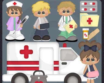 Hospital clipart | Etsy