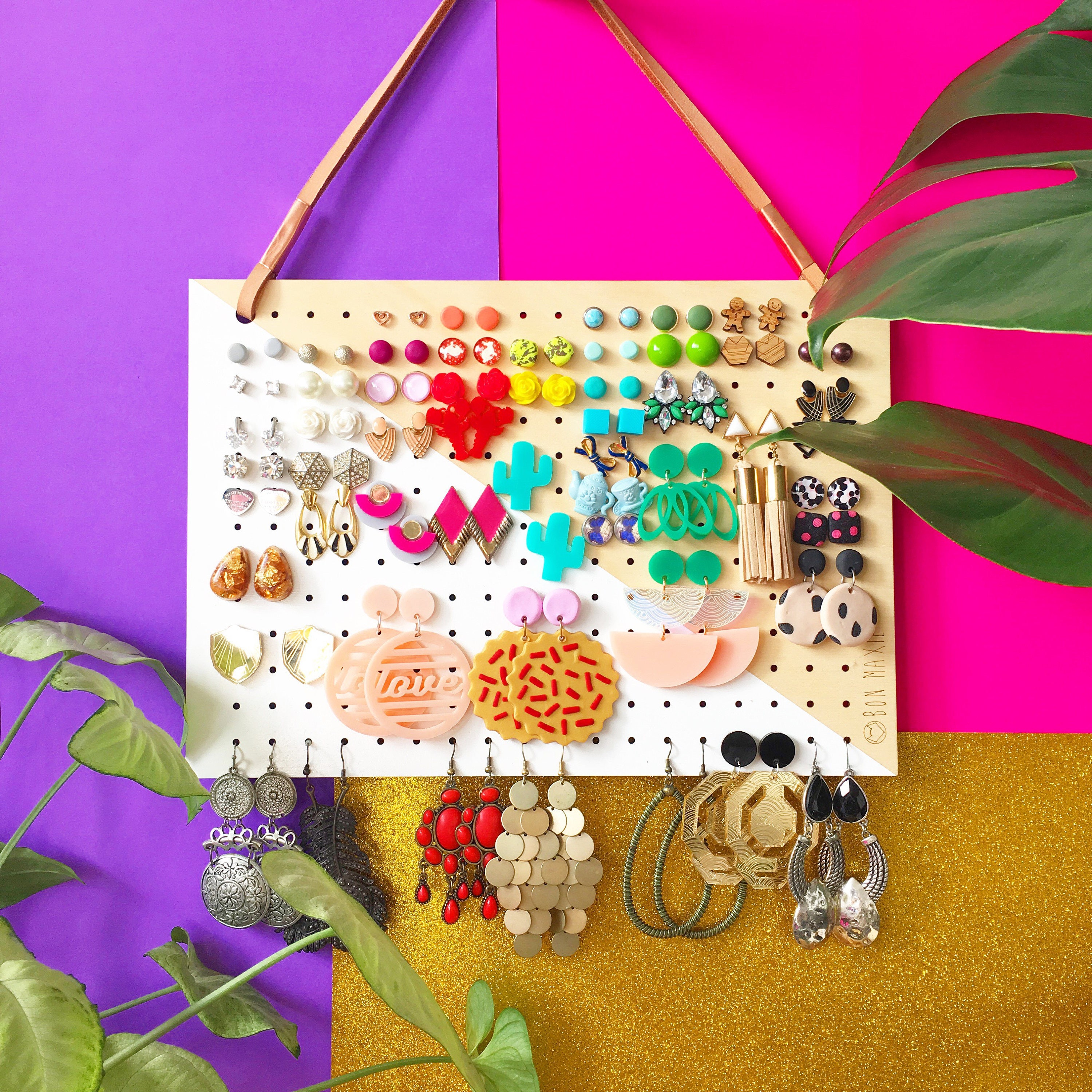 Earring Holder Hanging Stud Earring Storage Wall Display