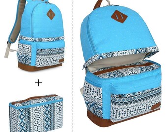Cute Canvas DSLR Camera Bag Padding Case Backpack For Canon 5D 60D 5D2