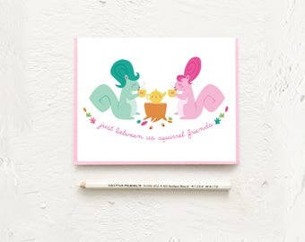 Squirrel Friends, Funny Girlfriend Card, RuPauls Drag Race, Friendship Card, Best Friend Gift, Card For Her, LGBTQ Card