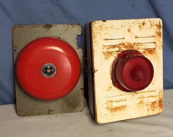 Vintage fire alarm | Etsy