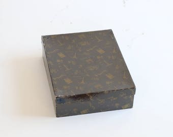 hat box by Lederer de Paris vintage 1940s-1950s