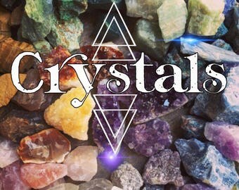 Intuitively Chosen Raw Crystal Set Natural Crystal Collection Rough Crystal Healing Crystals and Stones Geode Bohemian Decor Amethyst