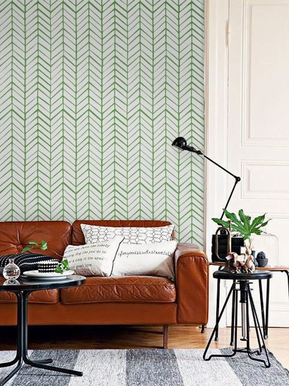 Self adhesive vinyl temporary removable wallpaper wall decal