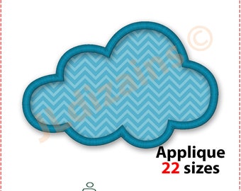Cloud Applique Design. Cloud embroidery design. Embroidery design cloud. Applique design cloud. Embroidery cloud. Machine embroidery design