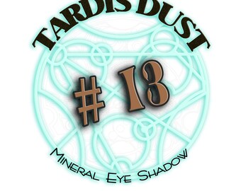 TARDIS DUST *#13* Doctor Who Inspired Loose Mineral Eye Shadow - The 13th Doctor Cinnamon Sugar