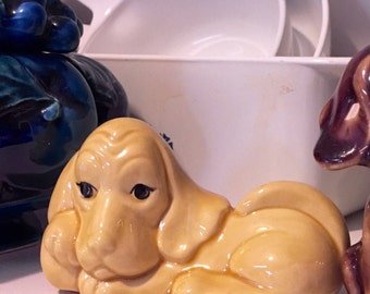 Vintage Ceramic Puppy Figurine