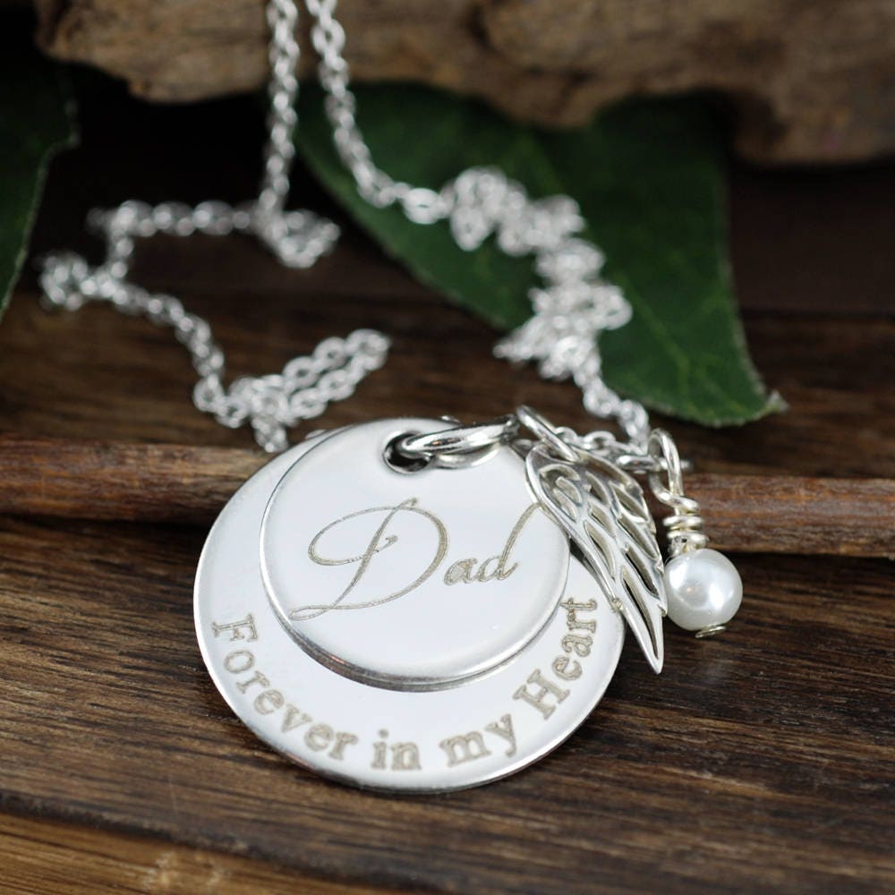 Custom memorial necklace Clearance