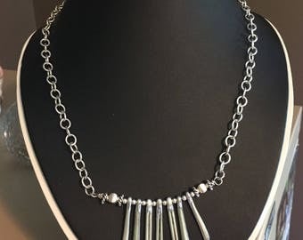 2 Curved Bars for Necklace Dangle Earrings Pendant / Artisan