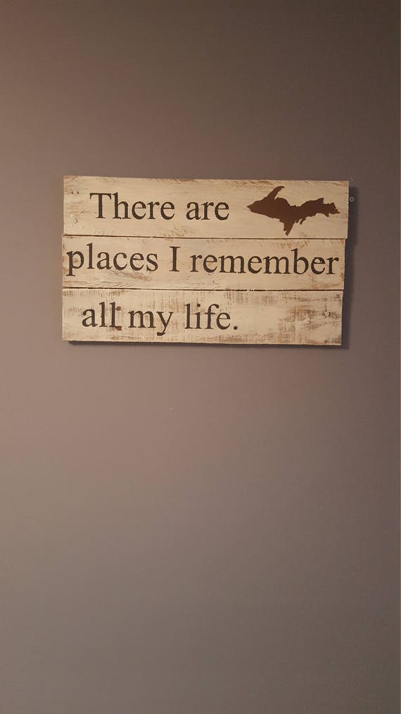 there are places i remember