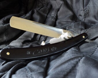 Russian vintage straight razor, shave ready, vintage razor, mens grooming, gifts for men gifts for him, shave ready, razor, mens razor