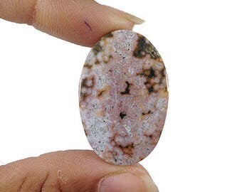 Ocean Jasper Cabochon 25Ct (35x23x3 mm) Natural gemstone Water Element NS-16947