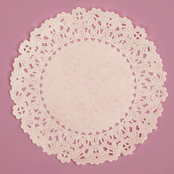 5" Normandy Lace Paper Doily/White Doily/Package of 100