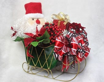 sleigh centerpiece etsy sleigh centerpiece etsy