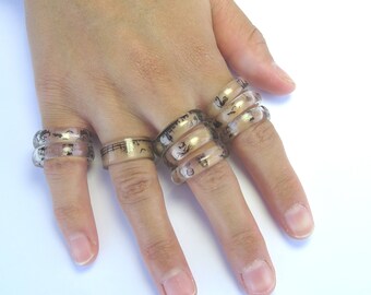 Resin rings | Etsy
