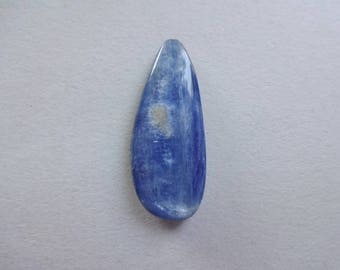 Cabochon Cyanite Du Népal Ovale 9,28 Carats - Pierre Naturelle Bleue, Taille Excellente, Non Traitée