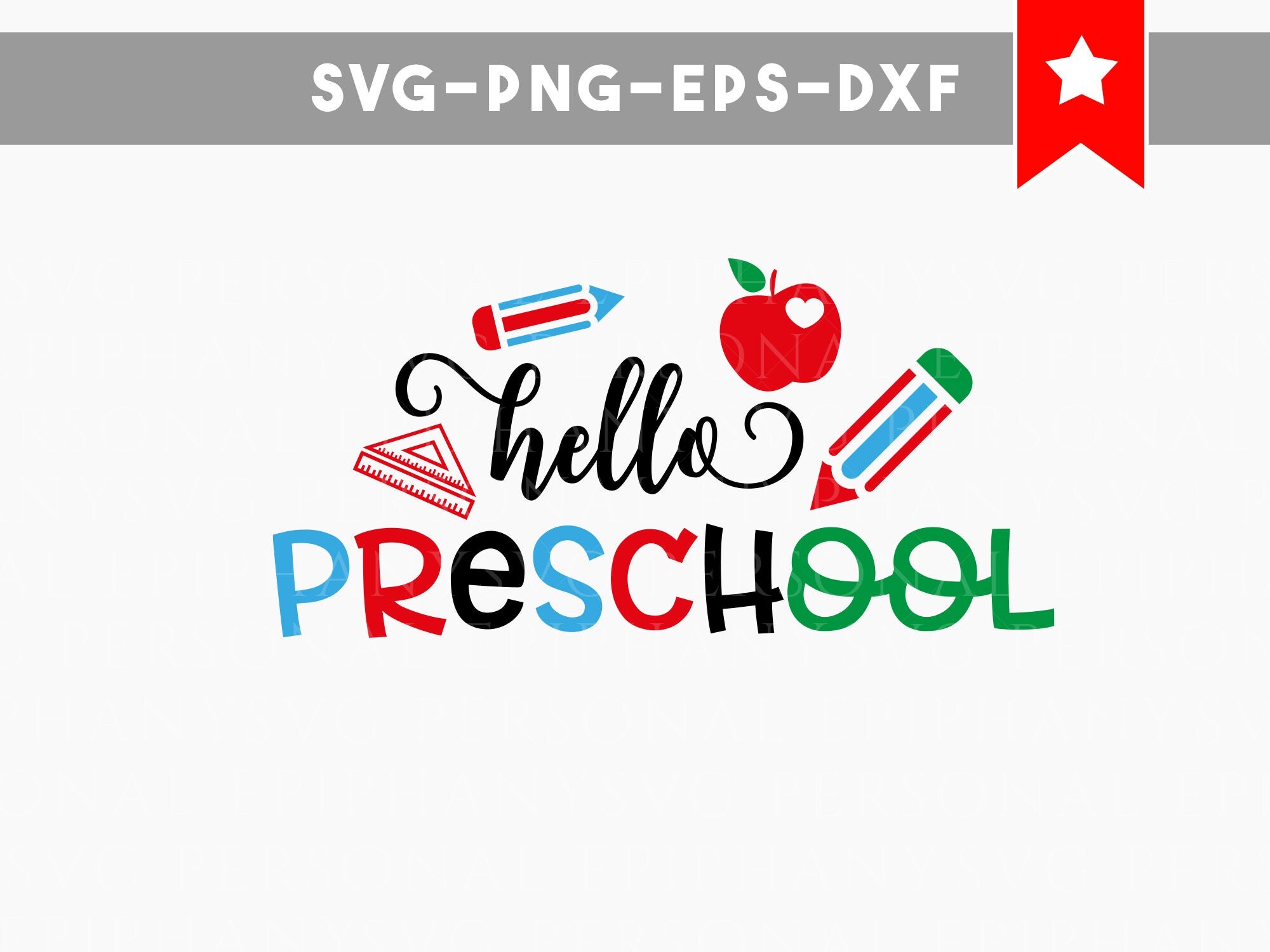 Preschool Teacher Svg A Preschool Svg Kit With Icons - vrogue.co
