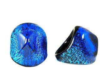Murano Glass Ring from Mystery of Venice ’Neon Pyramid’, Murano Glass Ring, Murano Glass Jewelry, Murano Glass, Glass Ring, Italy