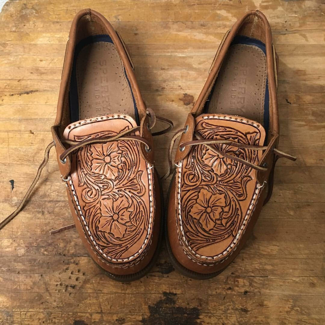 custom tooled sperrys