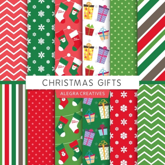 christmas gifts digital papers holidays christmas socks christmas gifts digital papers holidays christmas socks