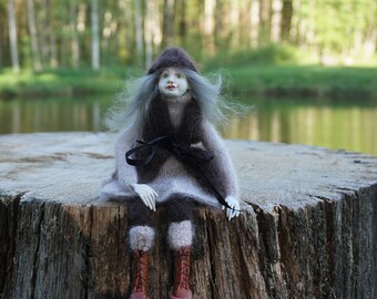 OOAK art doll Sophy, art doll, polymer clay doll