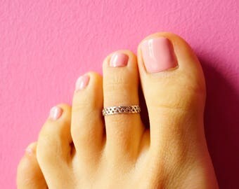 Silver Toe Ring | Ri Silvery | Knuckle ring | Midi ring