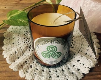 Triskelion - Handmade Soy Wax Beer Bottle Candle