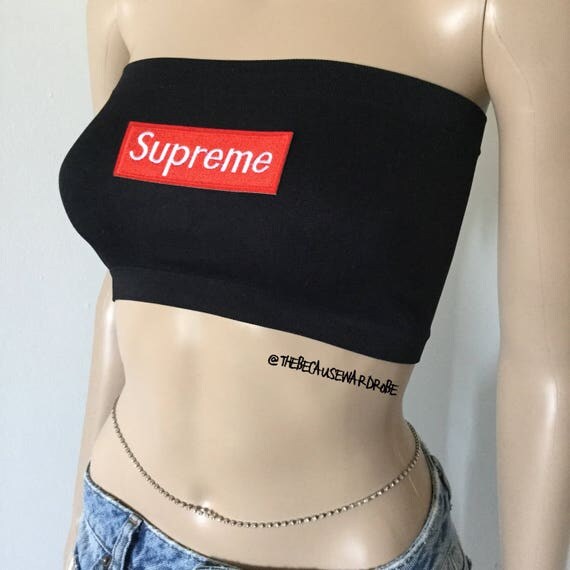 women's supreme crop top
