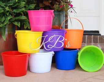 LED Light Up Halloween Bucket Personalized - Trick or Treat - Candy Buckets - LED - Kids - Personalized