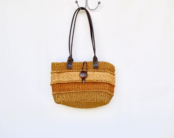 earthy colors WOVEN bag