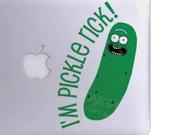 I'M PICKLE RICK quote decal / Rick and Morty / Layered Vinyl Decal Sticker