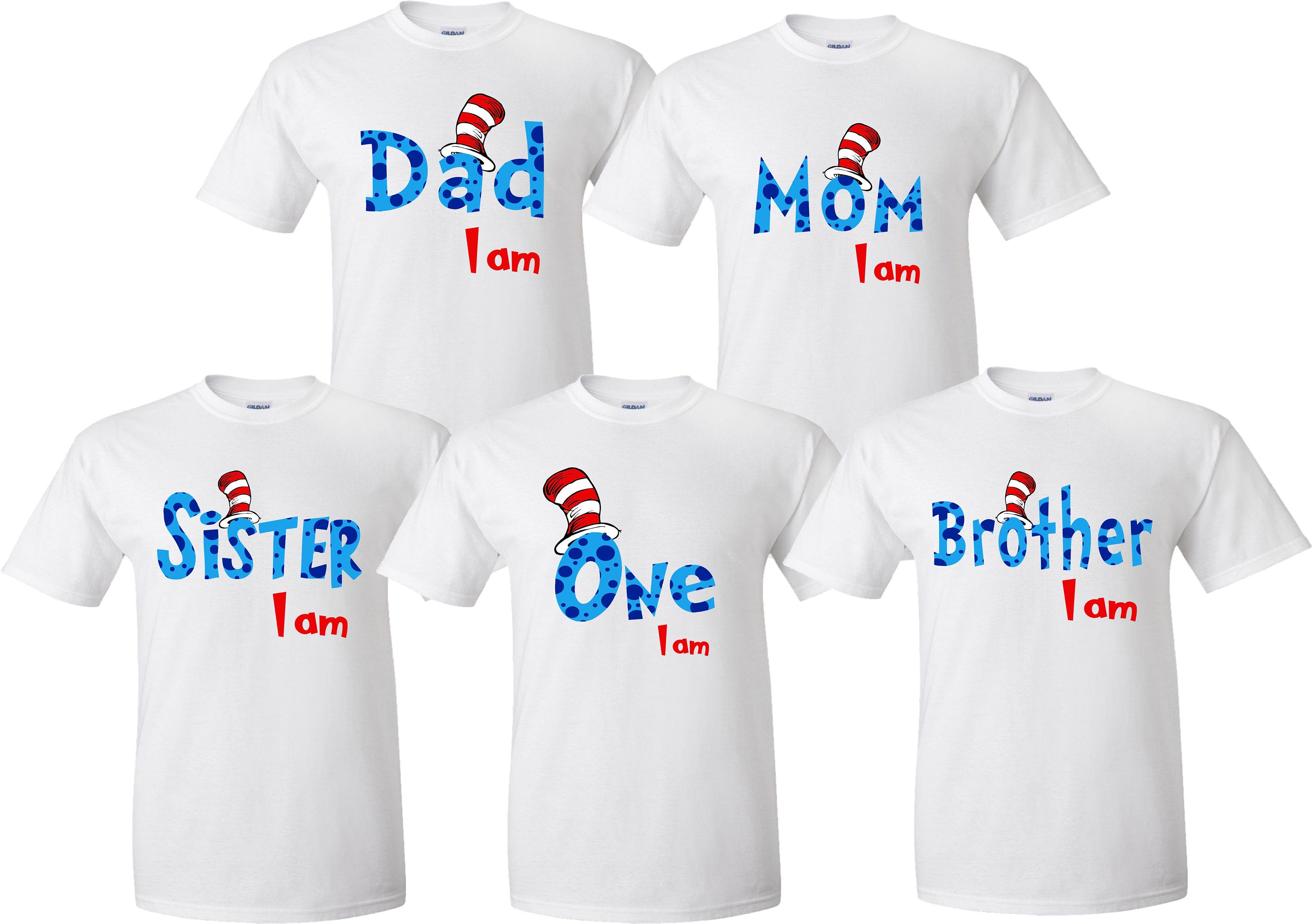 Dr. Seuss Dad I'am Mom I'am cat in the hat cute