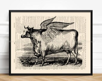 Cow Wall Art cow wall art | etsy Cow Wall Art cow wall art | etsy