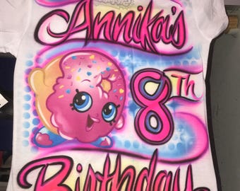 Shopkins Airbrushed T Shirt